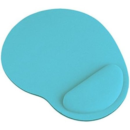 Musmatta med gel, musmatta med handledsstöd - Med bekvämt gel-handledsstöd - Halkfri gummibas, ergonomisk Blå