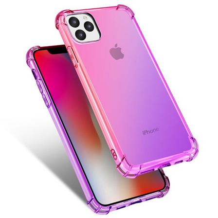 Stötdämpande Floveme Skal - Iphone 13 Pro Max Rosa/lila