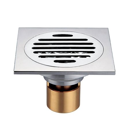 Gulvrenne for bad, tyngdekraftrenne, deodoriserende fjær, selvlåsende