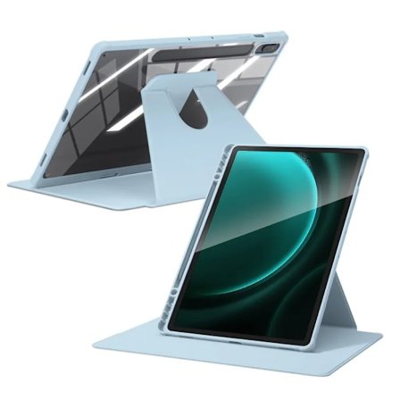 Skal för Samsung Galaxy Tab S9, S9 FE, S6 Lite, Tab A9, A8, S9 Plus FE, S7, S8, S7 S8 Plus S7 FE 12.4in, S7 S8 11in Akrylskydd