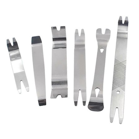 Bil Inner Borttagningsverktyg 6st Kit Auto Bilradio Dörrklämma Panel Trim Dash Ljud Borttagning Installatör Till [DB]