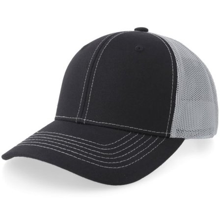 Equip - Svart trucker Keps - Black/Light Gray Trucker @ Hatstore