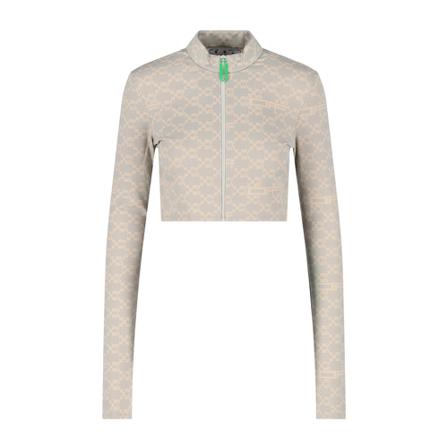Off White Long Sleeve Tops Grå, Dame