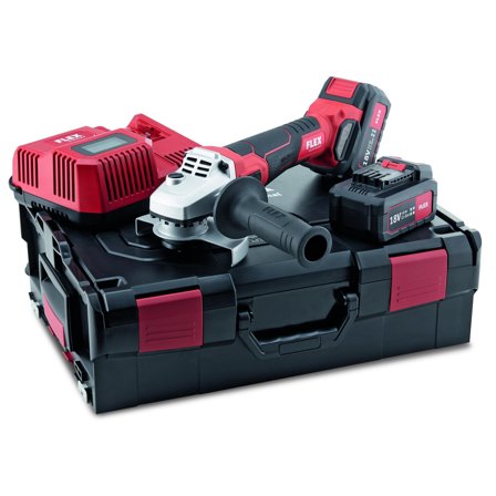 Flex LB125 18.0-EC Kulmahiomakone Ø 125 mm, sis. akun ja laturin, Koneet