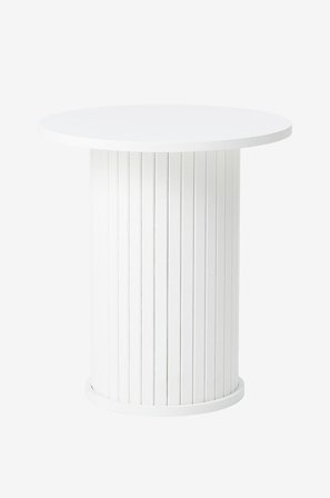 Håum - PIDESTALLBORD Rondo 55 x 50 x 50 CM - Hvit - Pidestaller - Fra Homeroom
