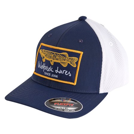 Wolfcreek Pike Patch Airmesh Flexfit Navy/White - S/M