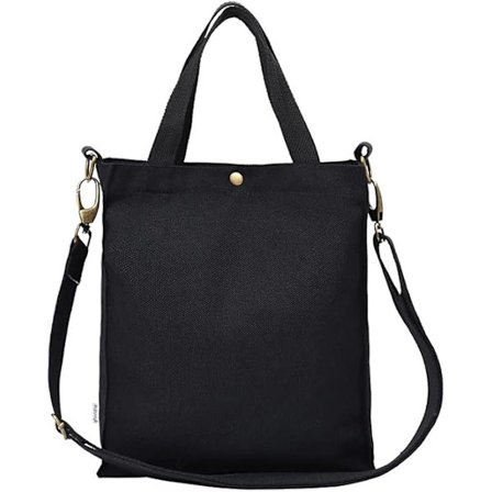 Kraftig canvasVESKE Liten MINI STØRRELSE Bunnforsegling Skulderveske Lunsjveske Håndveske Mote Tote Flerbruk