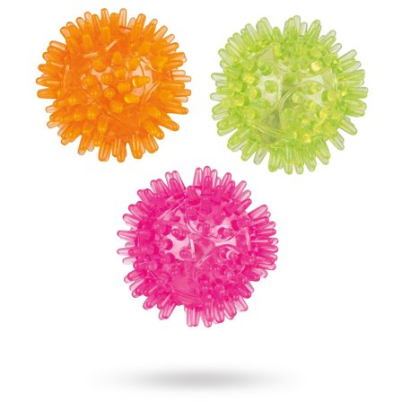 Trixie - Flytande Blinkande FlashBoll - Igelkott - Hundleksaker