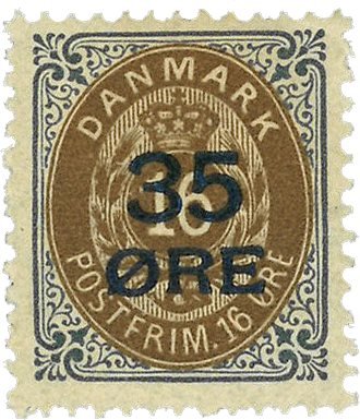 Danmark 1912 - AFA 60 - Ubrugt