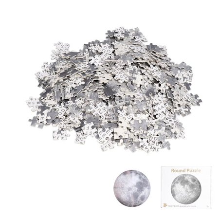 1000 brikker stort rundt fullmånepuslespill pedagogisk utfordrende fullmånepuslespill for familiespill