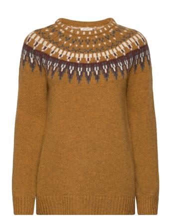 Veda Jumper Pullover Brun Jumperfabriken*Betinget Tilbud