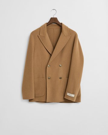 GANT Herren Handgenähter Club Blazer (48) Khaki