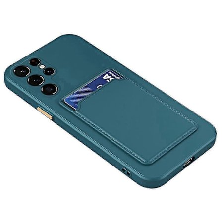 Kompatibel med Kompatibel med Samsung Kompatibel med Galaxy S25 Ultra Skal Mjukt Silikon Telefonskal Baksida Med Korthållare -