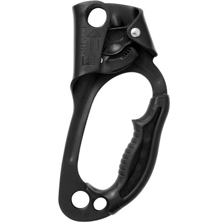 Petzl Ascension Pro Repklämma Höger svart, Fallskydd