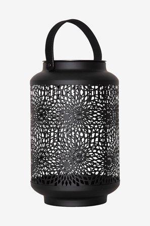 Star Trading - Solcellslykta Mandala 30cm - Svart - Bordslampor utomhus - Från Homeroom