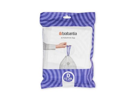 BRABANTIA Avfallspåsar D 15-20L 40/fp - Lyreco - Städ och hygien - Påsar och säckar - Papperskorgspåsar