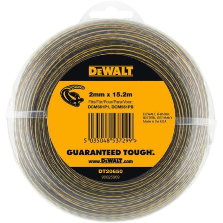 Dewalt DT20650 Trimmertråd 2mm x 15,2m, Maskintillbehör
