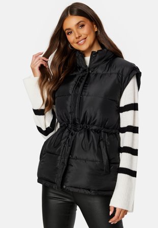BUBBLEROOM Lou Padded Vest Black Klær