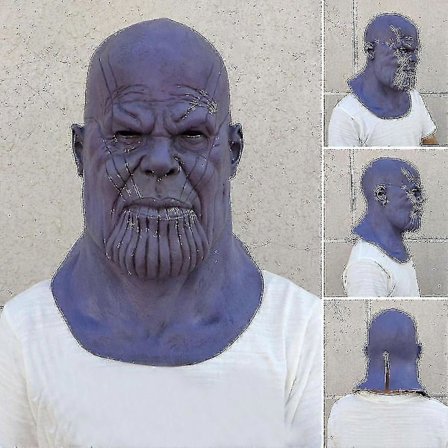 Thanos Maske Avengers War Thanos Masker Halloween Party Kollektion Rekvisitter (FMY)