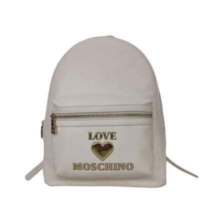 Love Moschino - Ryggsäckar - Vit - Dam - Storlek: One Size, Dam, Storlek: ONE SIZE