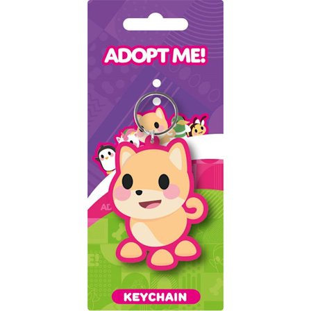Adopt Me Hundnyckelring One Size Brun/Rosa