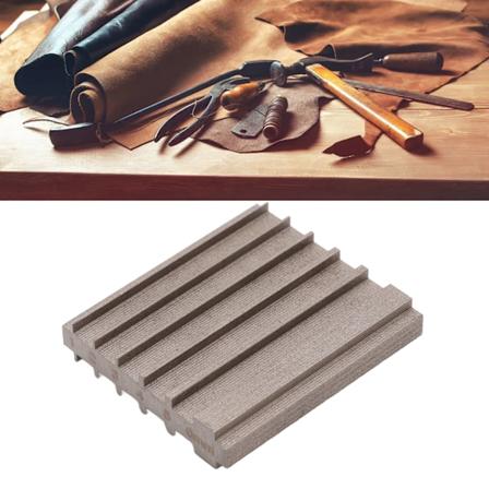 Reunanviilausty kalu DIY Ter smateriaali Kest v K yt nn llinen Nahkareunan Ter vyyden Parantaja 6 mm Leve lle Lapiolle Korjaus Harmaa Neli m inen Ura