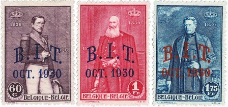 Belgien 1930 - OBP 305-07 - Ubrugt