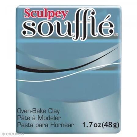 Sculpey Soufflé polymer clay - Grey Bluestone - 48 g