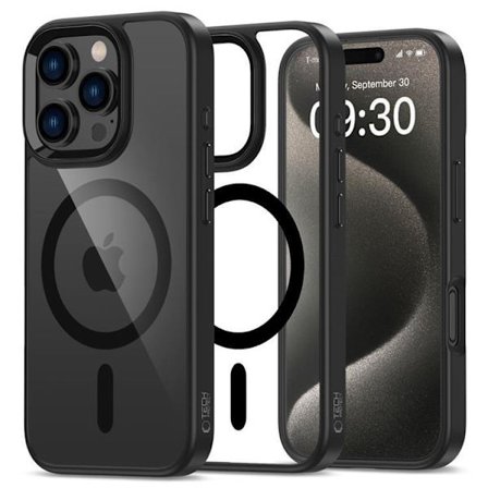 Tech-Protect Mobilskal till iPhone 16 Pro Max Magsafe Magmat - Svart/Clear