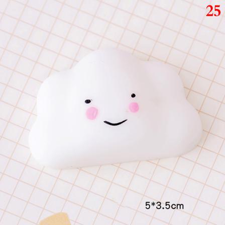 Kawaii Animal Soft Mochi Fidget Toys Antisensoriska Leksaker För Adu