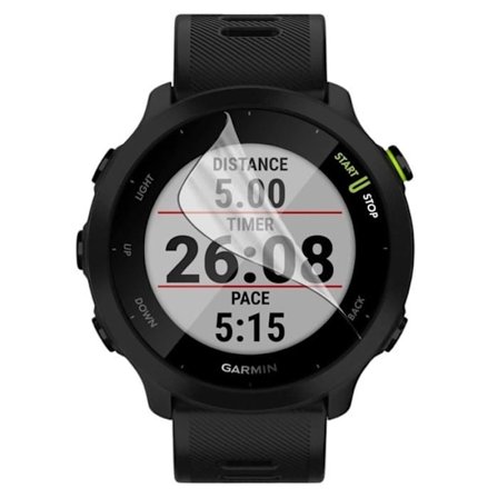 Skärm skydd för Garmin Forerunner 55 [Pack 6] Hållbart ultratunt plast skyddsf film Phonillico