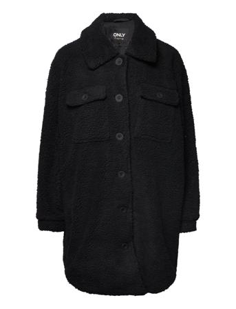 Onlnewcamilla Teddy Shacket Cc Otw Black ONLY