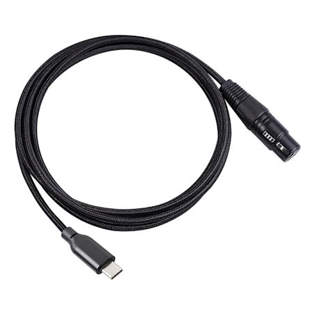 Usb Typ C Till Xlr Adapter Typ C Hane Till 3-Pin Xlr Hona Mikrofon Dator Ljud Datakabel 3
