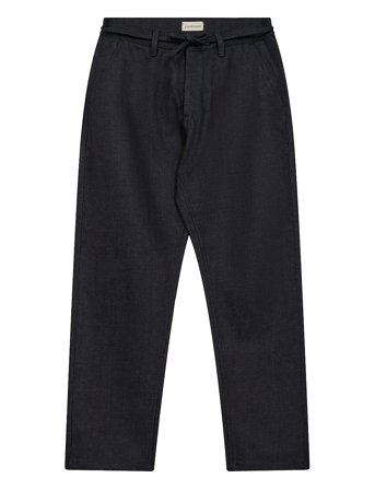 Akjan Selvedge Jeans Black Anerkjendt