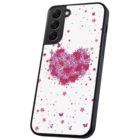 Samsung Galaxy S21 Plus - Deksel/Mobildeksel Blomsterhjerte