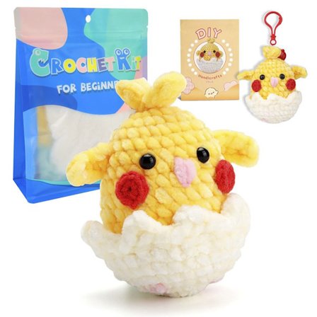 Hæklesæt til begyndere Hæklet tøjdyrsæt 04 04