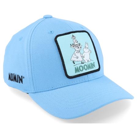 SQRTN - Ble adjustable Czapka Z Daszkiem - Kids Mumin Wave Hooked Blue Adjustable @ Hatstore