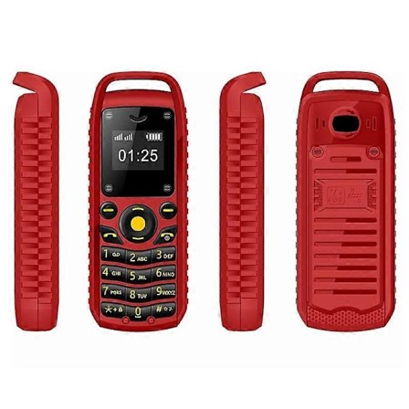 B25 Dual-SIM Mini Bar Telefon 0.66-tommers Skjerm 2G GSM Mobiltelefon - Grønn [Db]