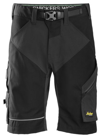 Snickers Workwear 6914 FlexiWork Arbeidsshorts svart Svart, Klær