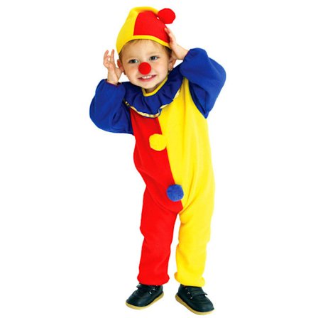 Barn Karneval Klovn Sirkus Cosplay Kostymer Barn Jumpsuit Med Hatt