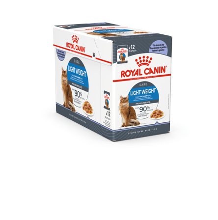 Royal Canin - Feline Wet Lightweight Care Care Jelly 85 g x 12 stk - porsjonsposer - Katt - Kattefôr & kattemat - Våtfôr og våtmat - ZOO.no