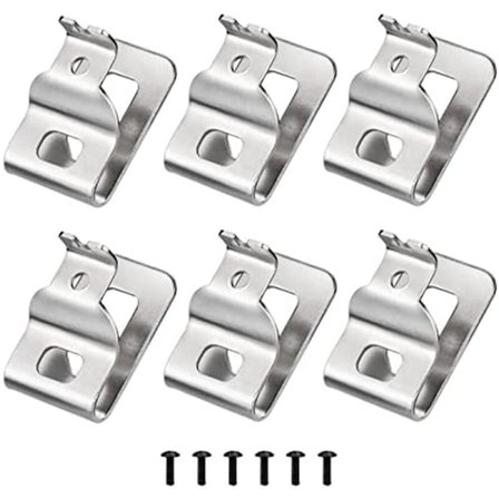 Vyöpidike, 12 kpl ruostumattomasta teräksestä valmistettu poratyökalu ruuveilla N268241:lle, sopii 20V sähkötyökaluille DCD980 DCD985