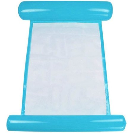 Flydende seng 130.0 * 73.0cm Foldbar Swimmingpool Hængekøje Madras Sommer Oppustelig Flydende Stol