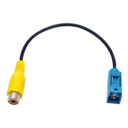 Fakra Reversing AV-IN Kamera Video Anslutning RCA Kabel Parkeringsadapter - Fakra Till RCA Video Kabel Adapter