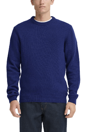Casual Friday Cfkarl Lambswool Crew Neck Pullover Tröjor Herr Blå XL