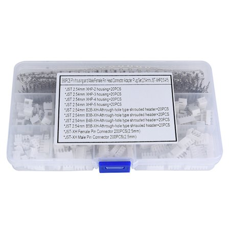 560 stk. Pin-kontakt Hus Innkapslet Header Erstatningssett Kompatibelt med JST-XHP