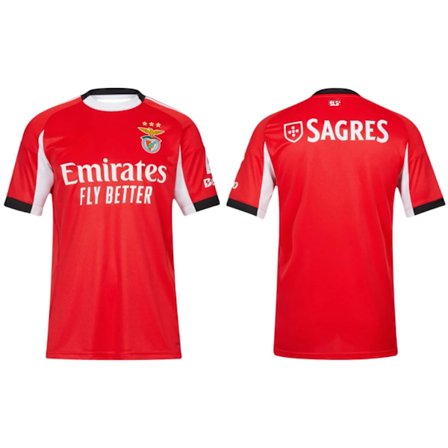 2025 New Portugal Fodbold Benfica Hjemmetrøje Herre hurtigtørrende åndbar T-shirt Benfica Udebane Fodbold træningstop
