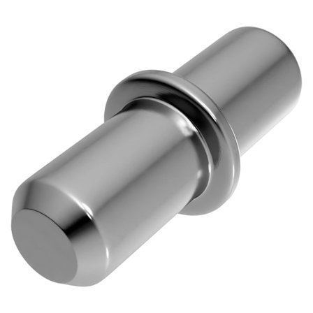 Förpackning med 20 st 5 mm golvstativ med genomföringsringar - Hyllstativ - Golvstativ - Skivstativ - Golvstativ 5 mm massivt stål förnicklat