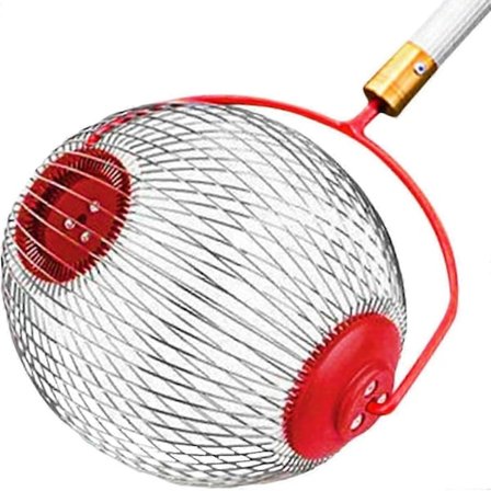 Nøddeopsamler Agernsamler - Sideåbning Dump Valnøddesamler Rulle Fyrrekoglesamler - Perfekt