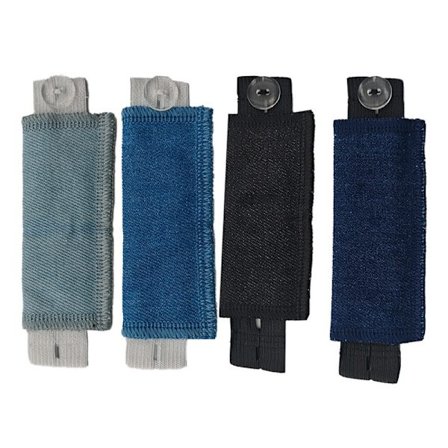 Avtagbar Linning Förlängare (4-Pack) för Jeans och Byxor - Öka Komforten och Passformen